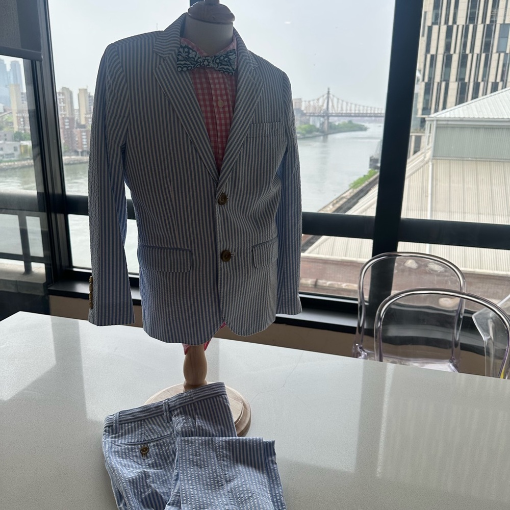 Crewcuts Blue Sport Coat Matching Set Elegant Design